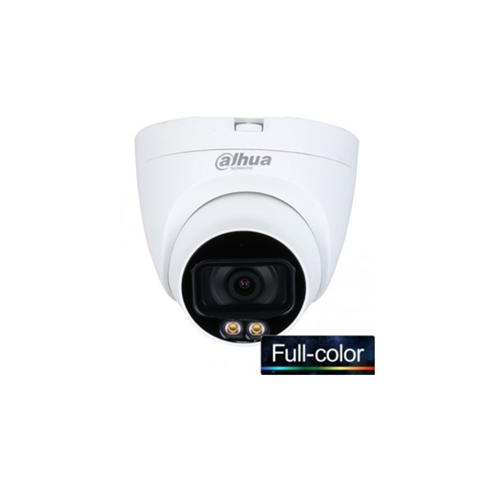 Dahua HAC-HDW1209TQ-A-LED-0280B 2MP 2.8mm Full Color Dome(Sesli)(40Mt)